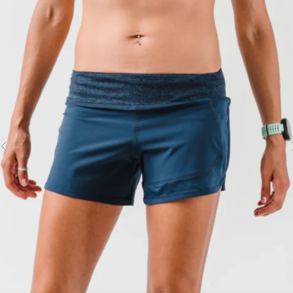 Runnin Rabbit Catch Me If You Can Navy Blue 2.5” Short Size Extra Small